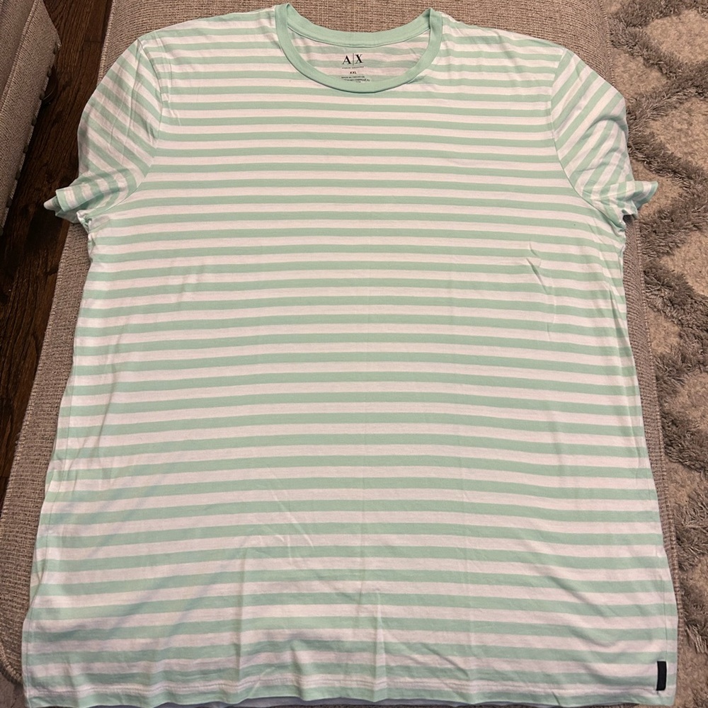 Armani Exchange light weight strip t shirt